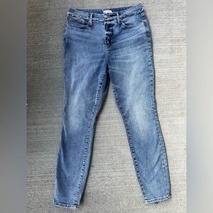 Good American Distressed Skinny Jeans